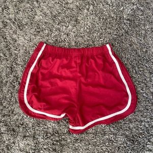 Red shorts
